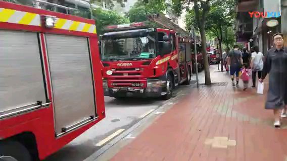 澳门特别行政区消防车 救护车展示